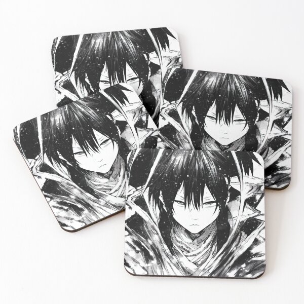 Item preview, Black and white long haired anime fighter designed and sold by Karmanto.