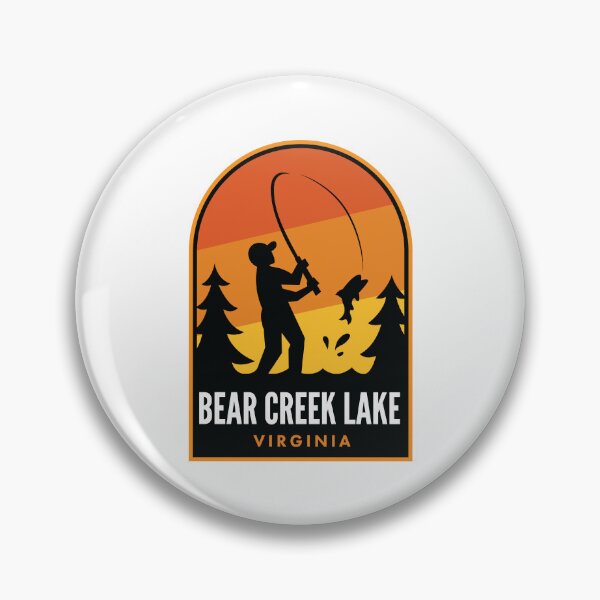 Item preview, Bear Creek Lake Virginia Fishing designed and sold by HalpinDesign.