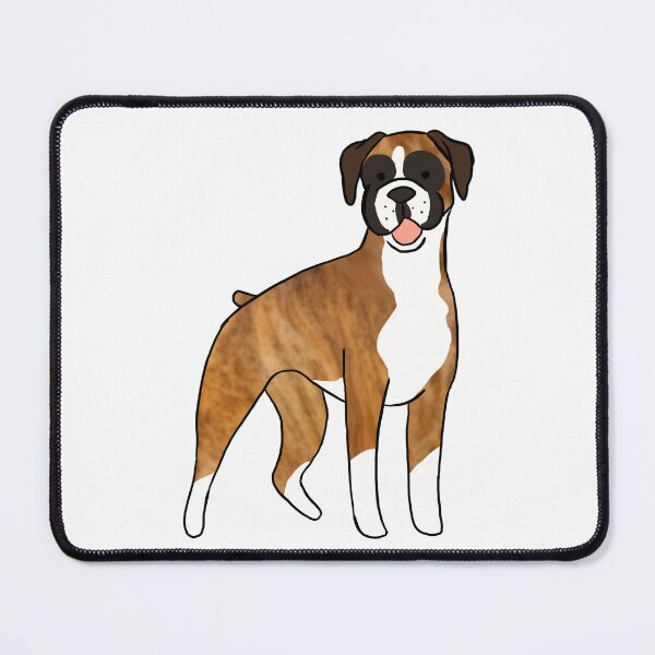 Item preview, Boxer Dog cartoon illustration designed and sold by Yarafantasyart.