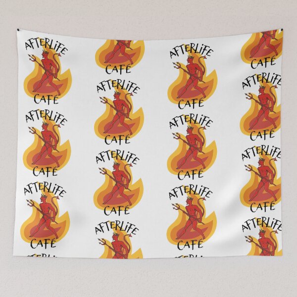Item preview, Afterlife Cafe. Whimsical Logo designed and sold by SSustainable.