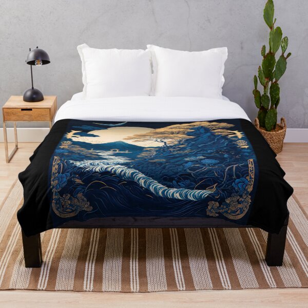 Item preview, Landscape  Chinese Japanese style Rinpa painting sticker designed and sold by PhiloSophyEye.