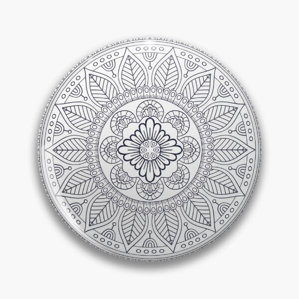 Item preview, The line Art _ Mandala Art _ B&W designed and sold by AI-Collections.