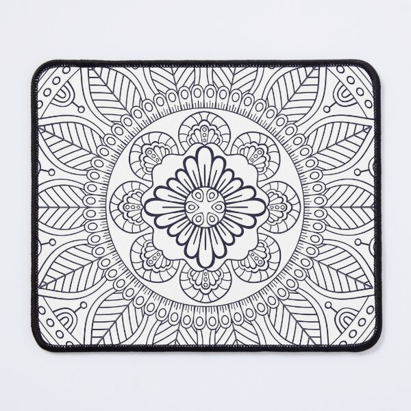 Item preview, The line Art _ Mandala Art _ B&W designed and sold by AI-Collections.