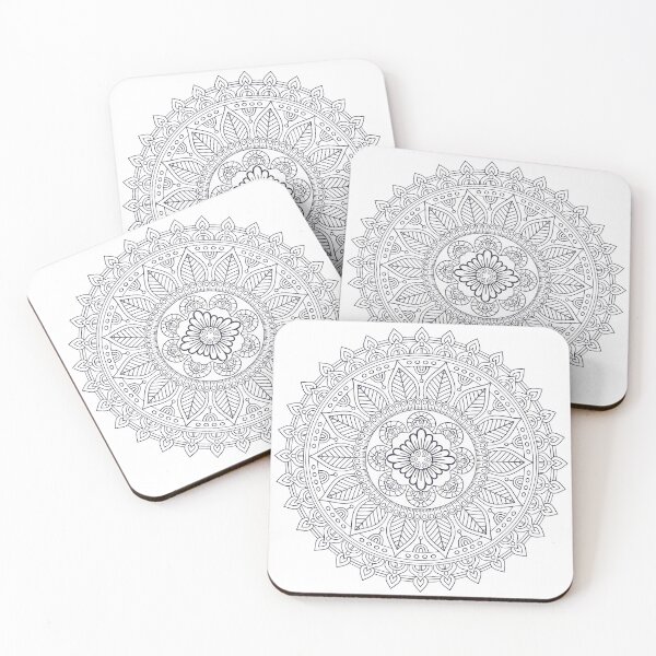 Item preview, The line Art _ Mandala Art _ B&W designed and sold by AI-Collections.