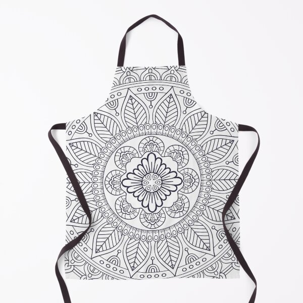 Item preview, The line Art _ Mandala Art _ B&W designed and sold by AI-Collections.