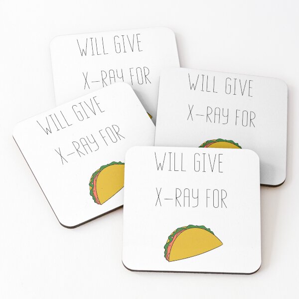 Item preview, Will Give X-Ray For Taco | Funny Radiology X-Ray Gift designed and sold by alseivert.