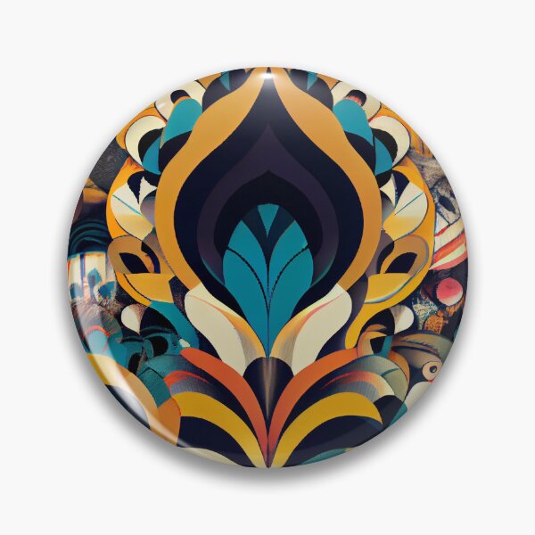 Artikelvorschau, Brilliant Maximalist Pattern Digital Painting entworfen und verkauft von CodeAndColors.
