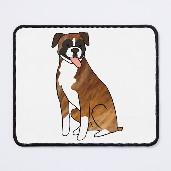 Item preview, Boxer Dog cartoon illustration designed and sold by Yarafantasyart.