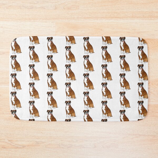 Item preview, Boxer Dog cartoon illustration designed and sold by Yarafantasyart.