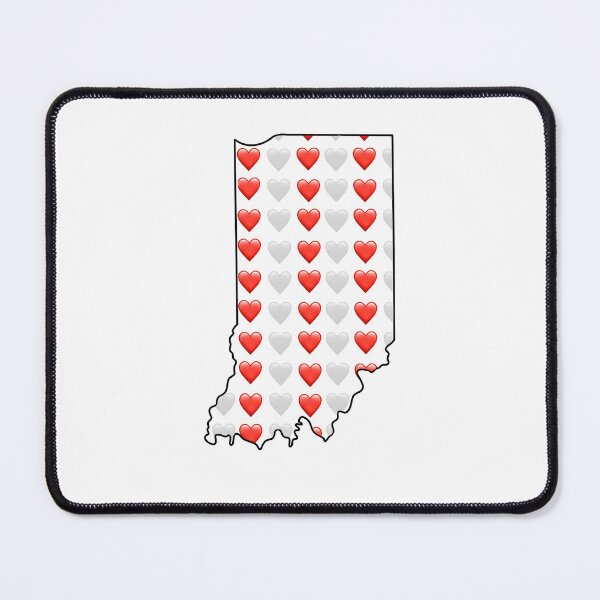 Item preview, Indiana Heart Emojis designed and sold by bradenjay99.