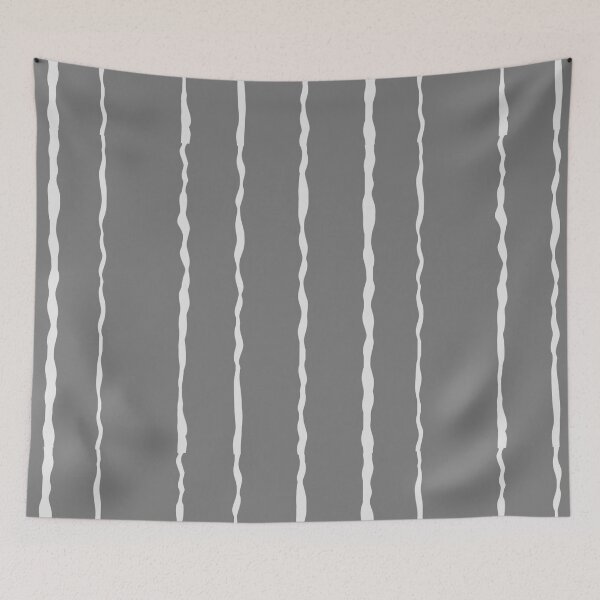 Item preview, Grey White Modern Stripes designed and sold by TopMinimalist.