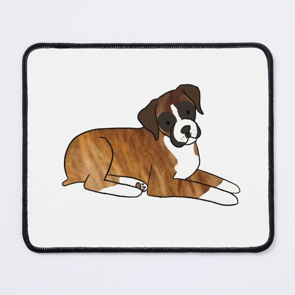 Item preview, Cute Boxer Dog cartoon illustration designed and sold by Yarafantasyart.