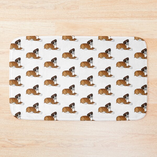 Item preview, Cute Boxer Dog cartoon illustration designed and sold by Yarafantasyart.