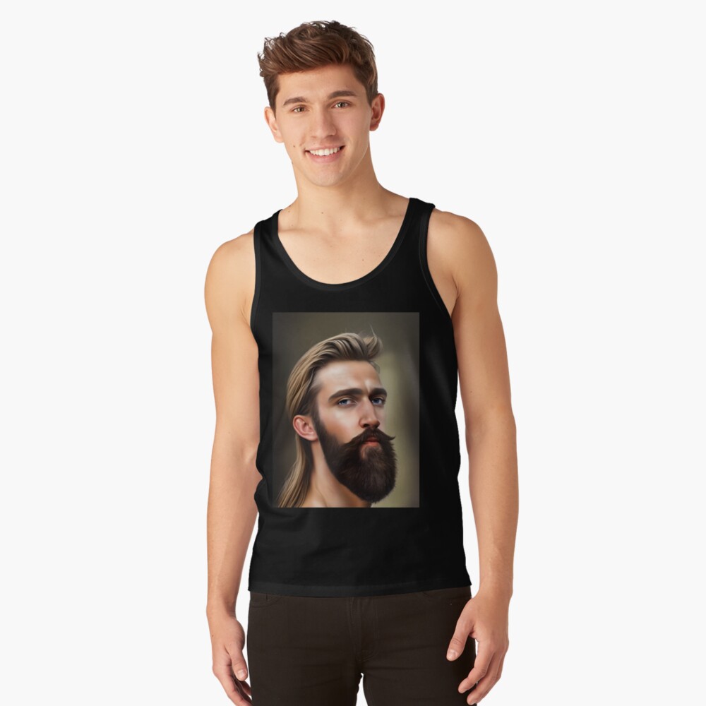 Blond Bearded Man with Blue eyes - Redneck Bear