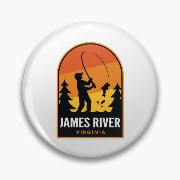 Item preview, James River Virginia Fishing designed and sold by HalpinDesign.