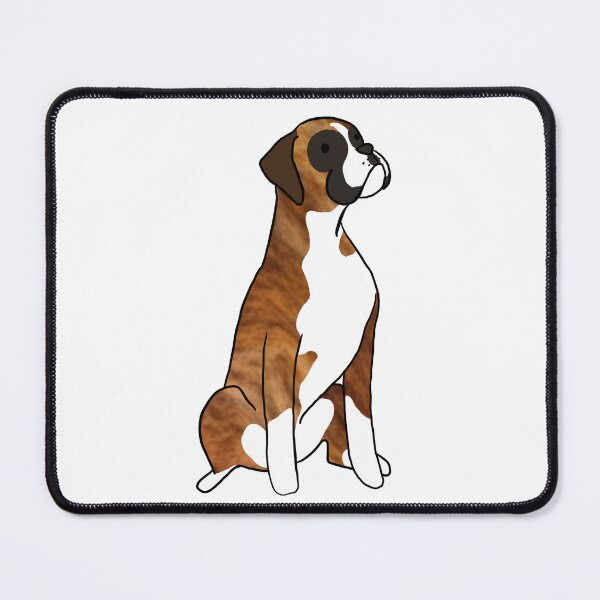 Item preview, Cute Boxer Dog cartoon illustration designed and sold by Yarafantasyart.