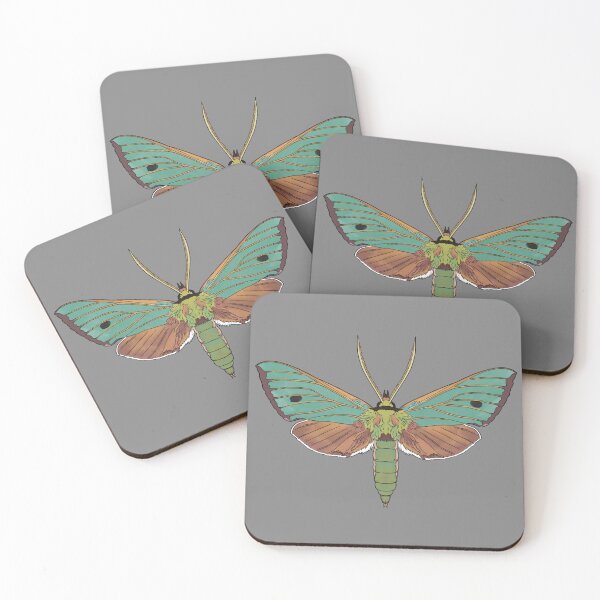 Item preview, Kaua'i green sphinx moth designed and sold by KatrinaScheiner.