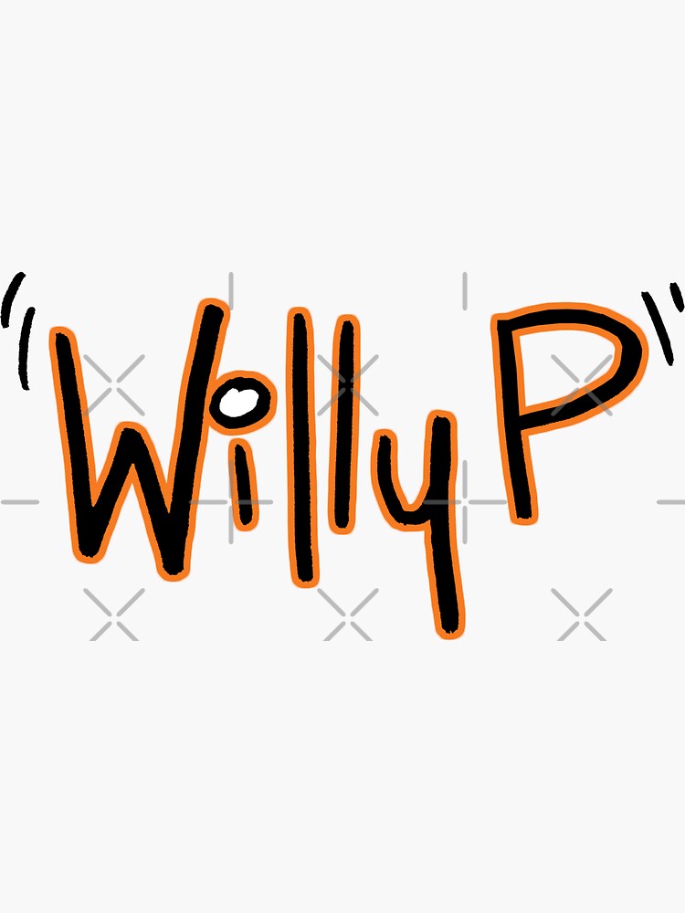 "Willy P " Sticker for Sale by LockedUp Redbubble