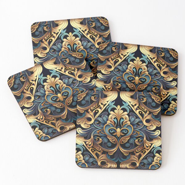 Item preview, Elegant Eclectic Pattern Digital Painting designed and sold by CodeAndColors.
