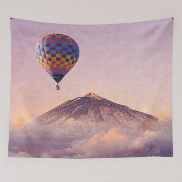 Item preview, Up to the skies with a balloon designed and sold by Lacasadellora.