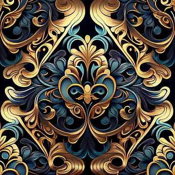 Vorschaubild zum Design Elegant Eclectic Pattern Digital Painting von CodeAndColors