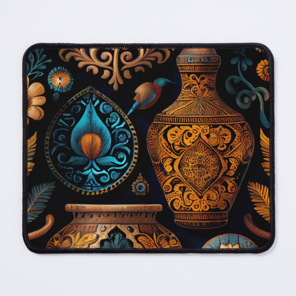 Item preview, Exotic Ceramic Industrial Pattern Digital Painting designed and sold by CodeAndColors.