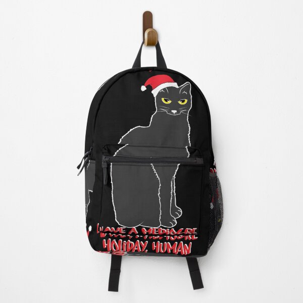 Item preview, Have A Mediocre Holiday Human Funny Christmas Cat Catmas designed and sold by TheInkElephant.