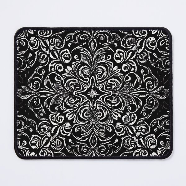 Artikelvorschau, Black New Mediterranean Pattern Digital Painting entworfen und verkauft von CodeAndColors.