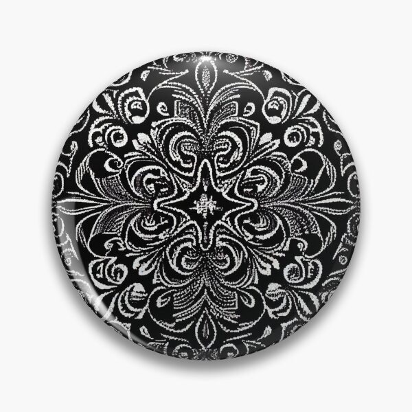 Artikelvorschau, Black New Mediterranean Pattern Digital Painting entworfen und verkauft von CodeAndColors.