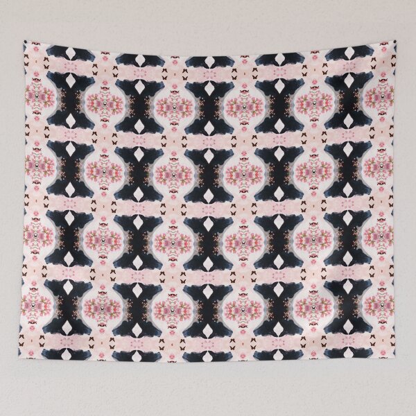 Item preview, Boston Terrier Butterfly Love Black Pink designed and sold by SpiritGifts.