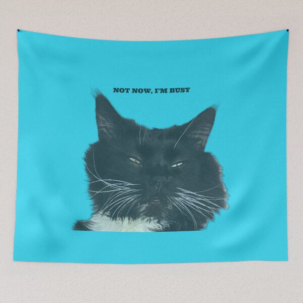 Item preview, THE MAINE COON IS BUSY designed and sold by TechLaughs.