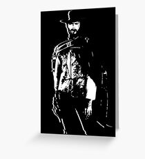 CLINT EASTWOOD Greeting Card