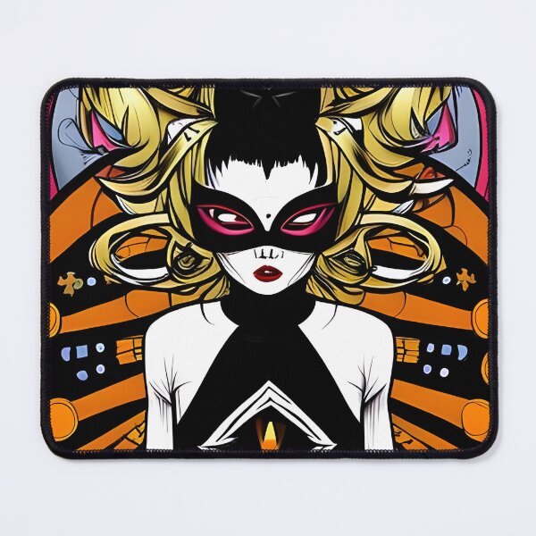 Item preview, Comic Gothic Female Superheroine Pop Art designed and sold by Dalive.