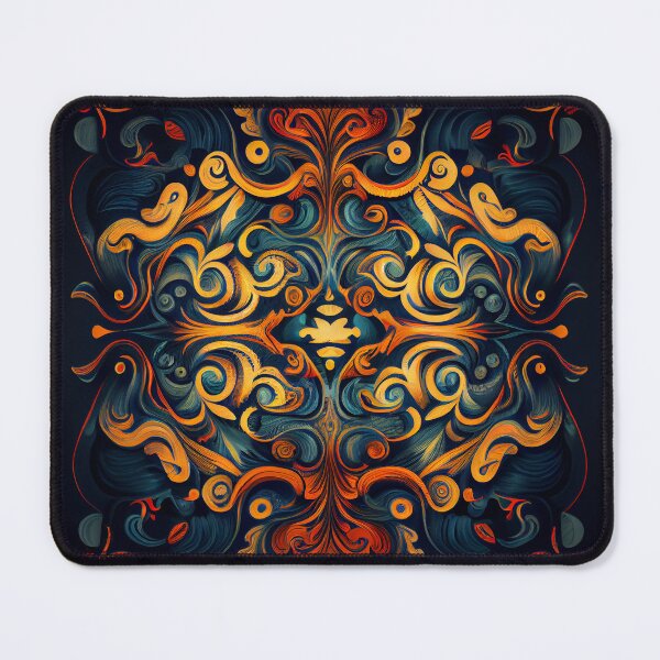 Item preview, Aggressive Flowing Traditional Pattern Digital Painting designed and sold by CodeAndColors.
