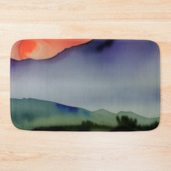 Item preview, Watercolor mountain art designed and sold by brandway.