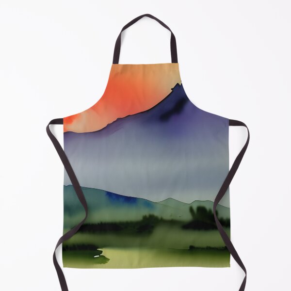 Item preview, Watercolor mountain art designed and sold by brandway.
