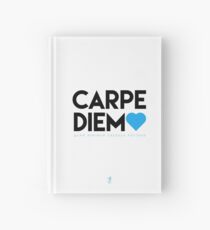 Cuaderno de tapa dura Carpe Diem (azul)