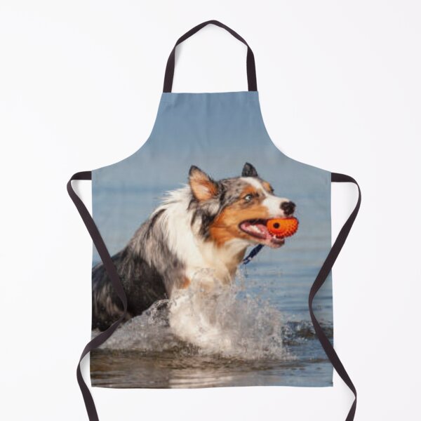 Item preview, Australian Shepherd Best Friend With Ball In Water, Berger Australien designed and sold by DesignVertex.