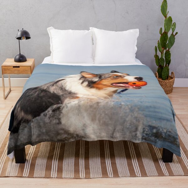 Item preview, Australian Shepherd Best Friend With Ball In Water, Berger Australien designed and sold by DesignVertex.