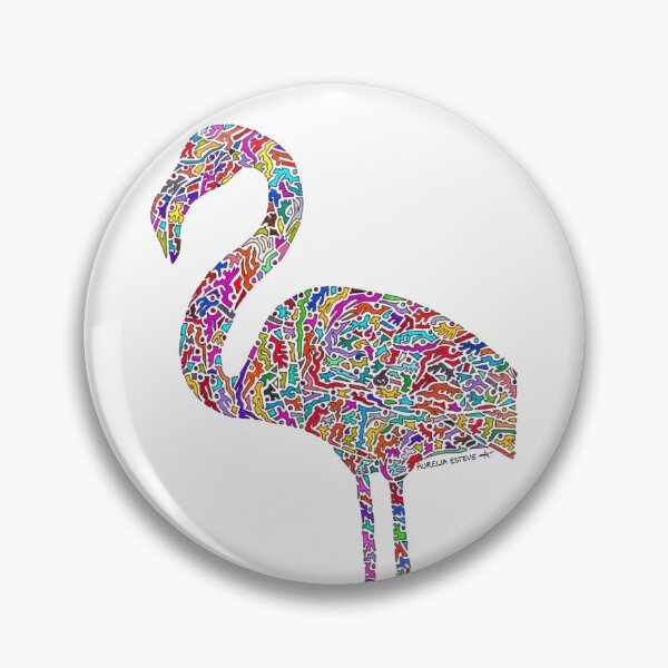 Item preview, Flamingo (multicolor) designed and sold by aureliart66.