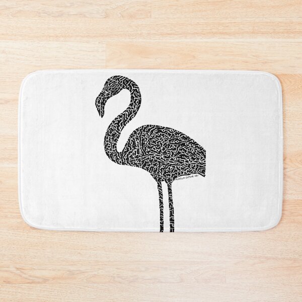Item preview, Flamingo (black) designed and sold by aureliart66.
