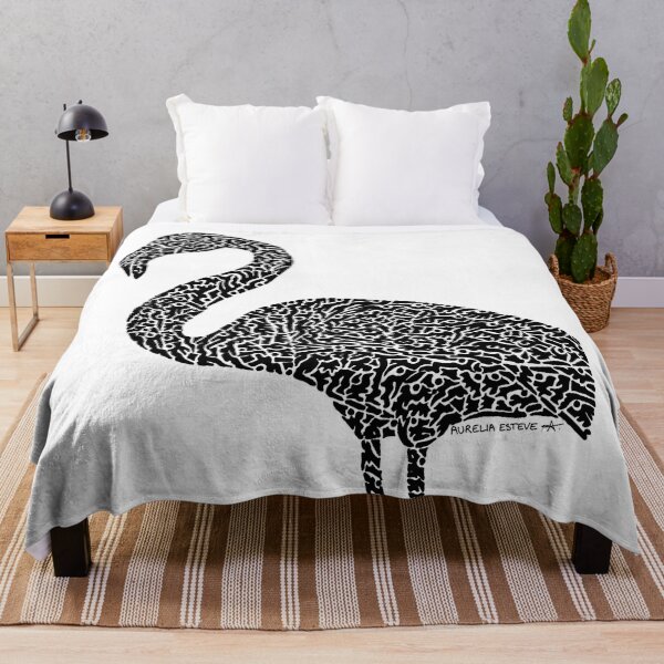 Item preview, Flamingo (black) designed and sold by aureliart66.