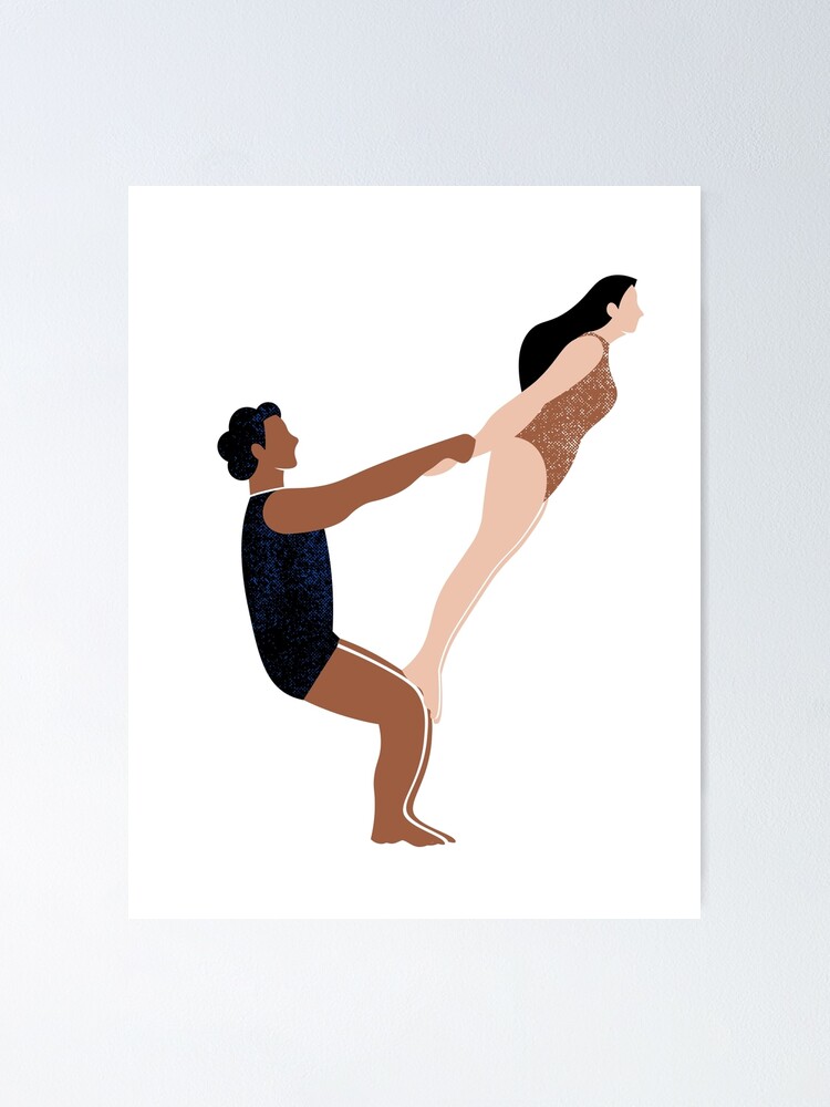 Acro Yoga Partner Acrobatics | Poster