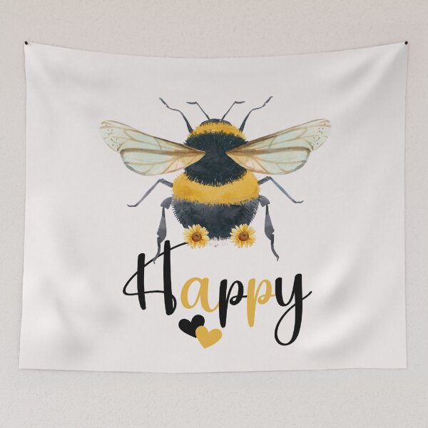 Item preview, Bee Happy Cute Bumble Bee designed and sold by HappyLifeCreate.