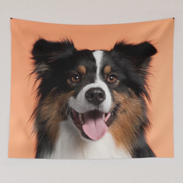 Item preview, Australian Shepherd Best Friend Dog Portrait, Berger Australien designed and sold by DesignVertex.