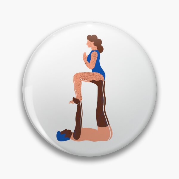 Item preview, Acro Yoga Chair Pose -  Partner Acrobatics designed and sold by AcroArt.