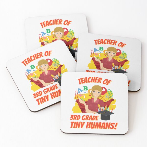 Item preview, 3rd Grade Teacher of Tiny Humans designed and sold by superteachers.