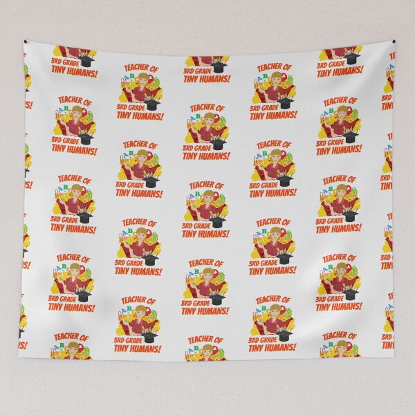Item preview, 3rd Grade Teacher of Tiny Humans designed and sold by superteachers.