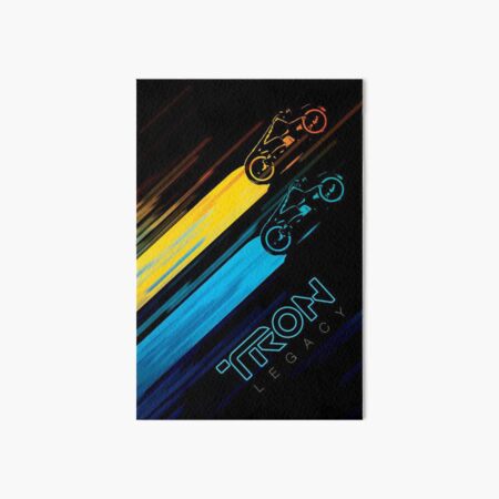 LightBikes Tron Art Board Print