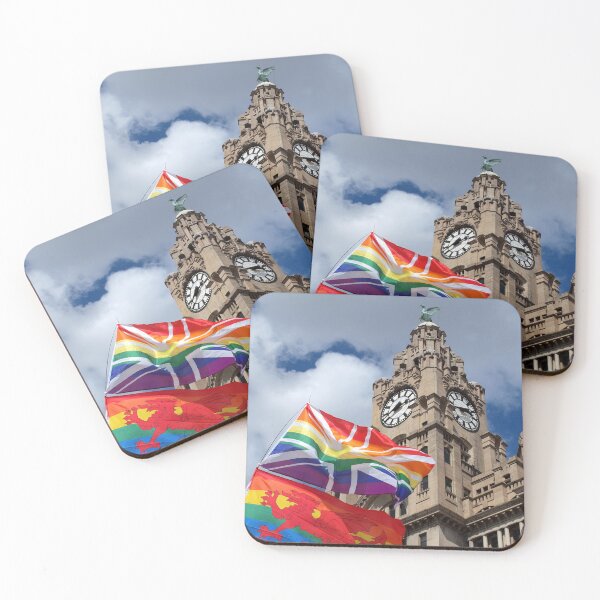 Item preview, Liver Building and Pride Flags designed and sold by Anna Fairley Nielsson.